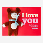 Cuddly friend. With card