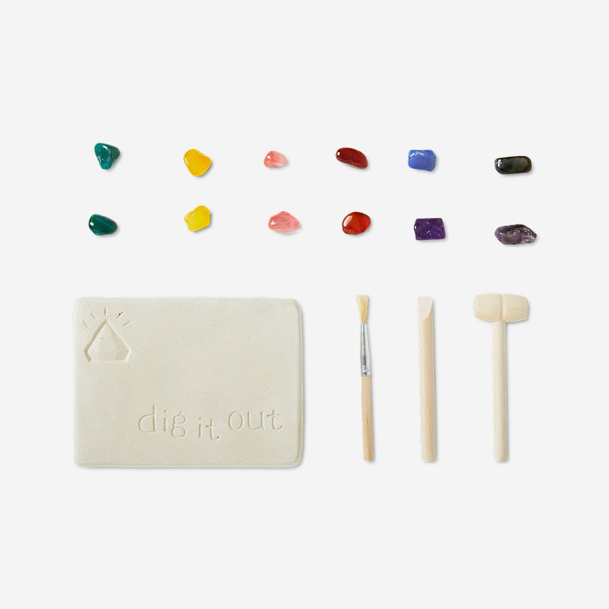 Excavation kit. Find the six stones
