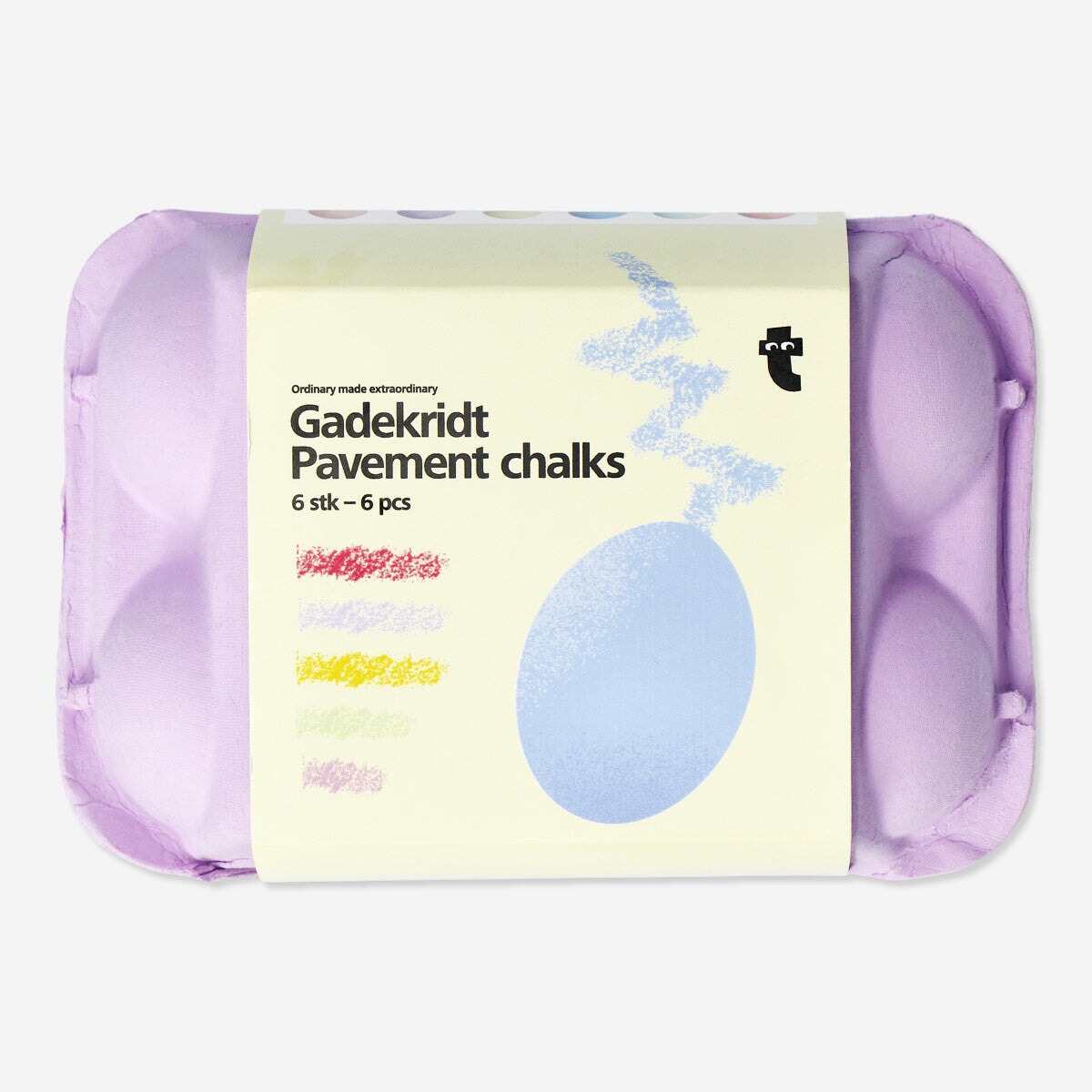 Pavement chalks. 6 pcs
