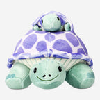 Turtle with hatchling