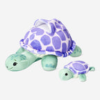Turtle with hatchling
